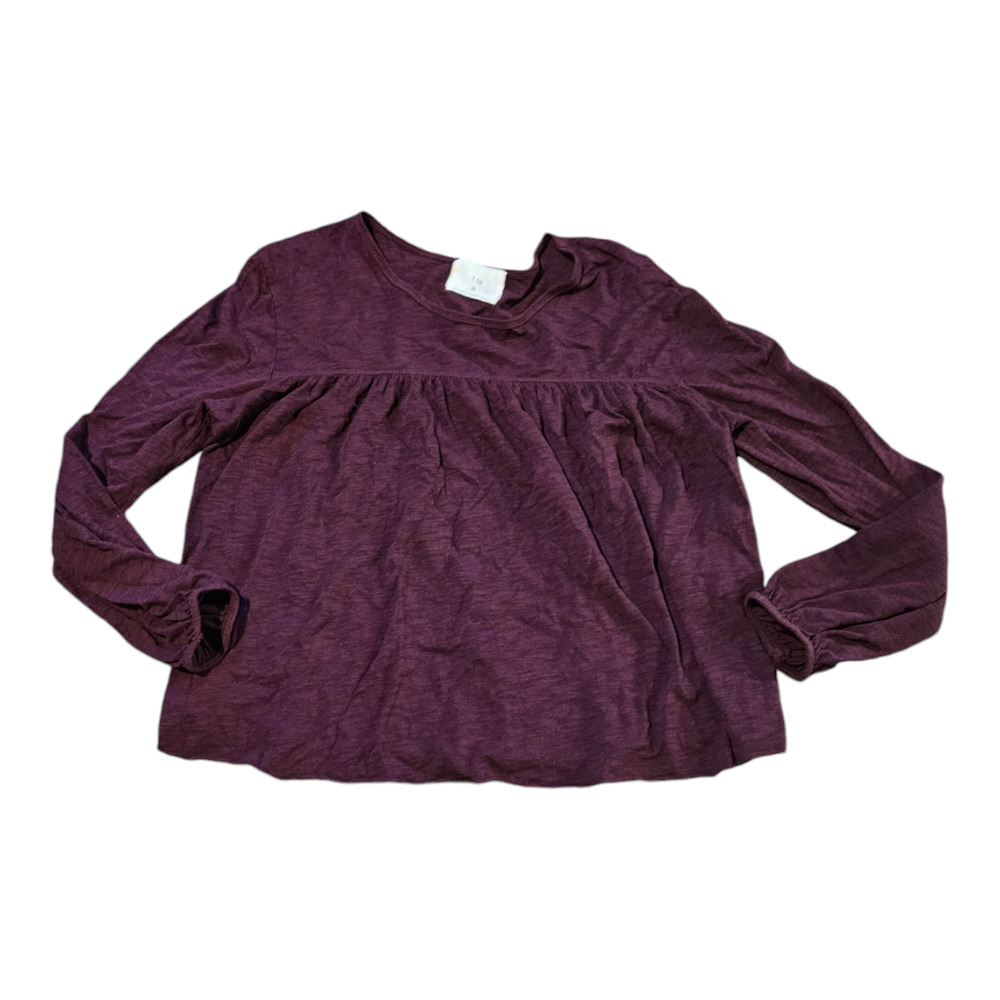 T.La XS Purple Long Sleeve Pullover Shirt